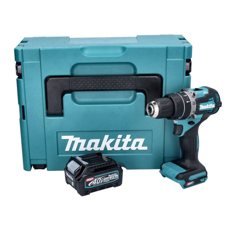 Makita HP 002 GD101 perceuse à percussion sans fil 40 V 64 Nm sans balai + 1x batterie 2,5 Ah + Makpac - sans chargeur