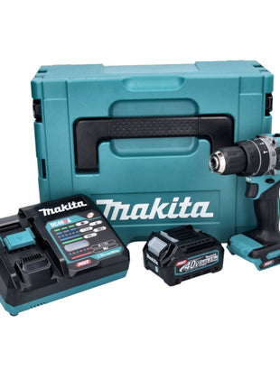 Makita HP 002 GD101 taladro percutor inalámbrico 40 V 64 Nm sin escobillas + 1x batería 2,5 Ah + cargador + Makpac