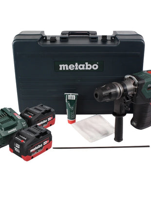 Metabo KHA 18 LTX BL 40 Akku Kombi Hammer 18 V 8,6 J SDS max Brushless + 2x Akku 10,0 Ah + Ladegerät + Koffer