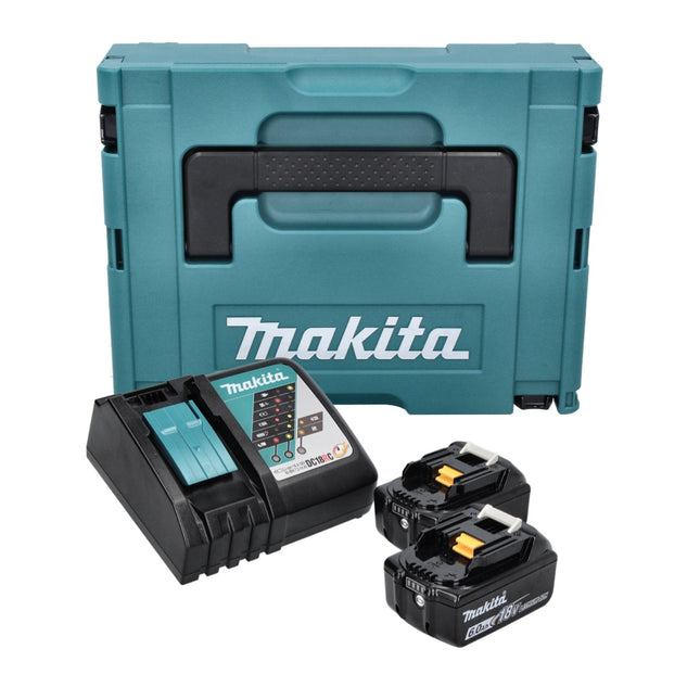 Makita Power Source Kit 18 V ( 198116-4 ) mit 2x BL 1860 B + DC 18 RC Ladegerät + Makpac