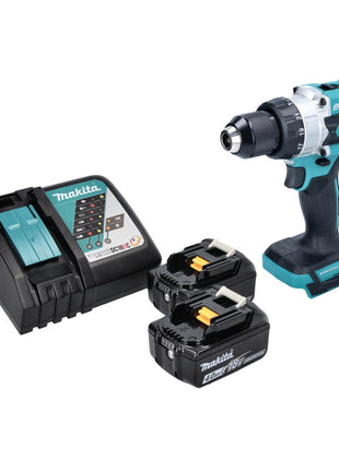 Makita DHP 486 RM Akku Schlagbohrschrauber 18 V 130 Nm Brushless + 2x Akku 4,0 Ah + Ladegerät