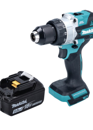 Makita DHP 486 T1 akumulatorowa wiertarko-wkrętarka udarowa 18 V 130 Nm bezszczotkowa + 1x akumulator 5,0 Ah - bez ładowarki