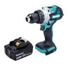 Makita DHP 486 T1 akumulatorowa wiertarko-wkrętarka udarowa 18 V 130 Nm bezszczotkowa + 1x akumulator 5,0 Ah - bez ładowarki