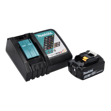 Makita DHP 486 RG1 akumulatorowa wiertarko-wkrętarka udarowa 18 V 130 Nm bezszczotkowa + 1x akumulator 6,0 Ah + ładowarka