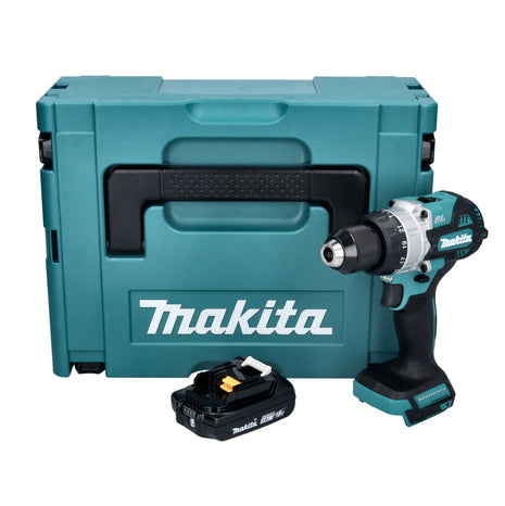 Makita DHP 486 A1J trapano a percussione a batteria 18 V 130 Nm brushless + 1x batteria ricaricabile 2,0 Ah + Makpac - senza caricabatterie