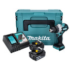 Makita DHP 486 RTJ perceuse à percussion sans fil 18 V 130 Nm sans balai + 2x batteries 5,0 Ah + chargeur + Makpac