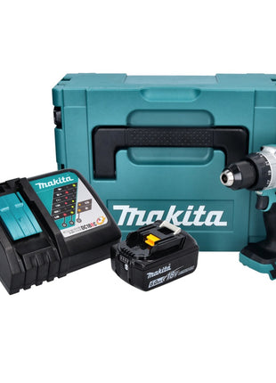 Makita DHP 486 RG1J perceuse à percussion sans fil 18 V 130 Nm sans balai + 1x batterie 6,0 Ah + chargeur + Makpac