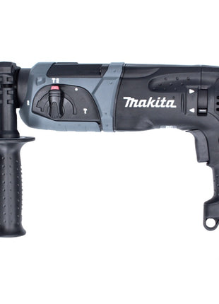 Makita HR 2470 BX40 Kombihammer Schwarz 780 Watt SDS-plus 2,4 J + SDS-plus Bohrer Set 5 tlg. + Koffer