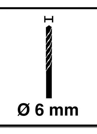 Alpen C Protector Spezialbohrer Feinsteinzeug Fliesenbohrer 6,0 x 105 mm