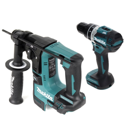 Makita DLX 2278 Cordless Combo Kit Brushless + DHP 484 impact drill 54 Nm + DHR 171 hammer drill 1.2 J Solo - without battery, without charger