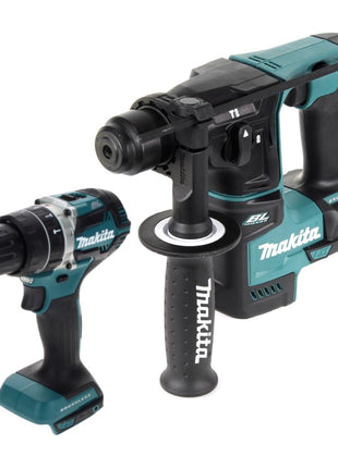 Kit combinado de batería Makita DLX 2278 con DHP 484 Z 54 Nm sin escobillas y DHR 171 Z 1.2 J sin escobillas solo - sin batería, sin cargador