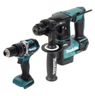 Kit combinado de batería Makita DLX 2278 con DHP 484 Z 54 Nm sin escobillas y DHR 171 Z 1.2 J sin escobillas solo - sin batería, sin cargador