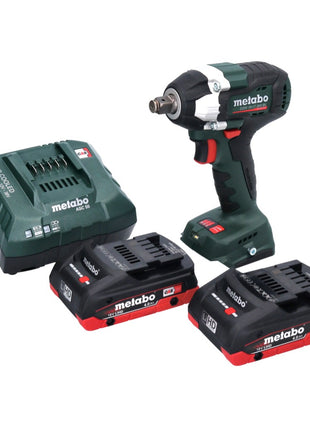 Visseuse à chocs sans fil Metabo SSW 18 LT 300 BL 18 V 300 Nm 1/2" sans balais + 2x batteries 4,0 Ah + chargeur