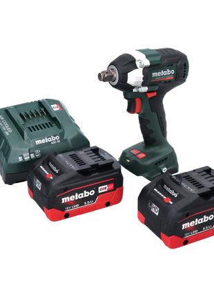 Metabo SSW 18 LT 300 BL Akku Schlagschrauber 18 V 300 Nm 1/2" Brushless + 2x Akku 5,5 Ah + Ladegerät