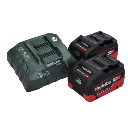 Metabo SSW 18 LT 300 BL Atornillador de impacto a batería 18 V 300 Nm 1/2" sin escobillas + 2x baterías 8,0 Ah + cargador