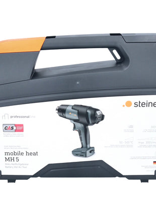 Steinel mobile heat MH 5 Akku Heißluftgebläse 18 V 50 - 500 °C CAS + 1x Akku 5,5 Ah + Koffer - ohne Ladegerät