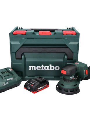 Metabo SXA 18 LTX 125 BL Akku Exzenterschleifer 18 V 125 mm Brushless + 1x Akku 4,0 Ah + Ladegerät + metaBOX