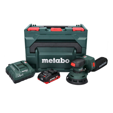 Metabo SXA 18 LTX 125 BL Ponceuse excentrique sans fil 18 V 125 mm Brushless + 1x batterie 4,0 Ah + chargeur + metaBOX