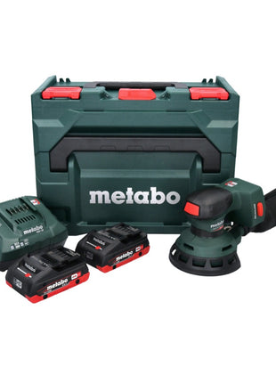 Metabo SXA 18 LTX 125 BL Akku Exzenterschleifer 18 V 125 mm Brushless + 2x Akku 4,0 Ah + Ladegerät + metaBOX