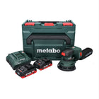 Metabo SXA 18 LTX 125 BL Akku Exzenterschleifer 18 V 125 mm Brushless + 2x Akku 4,0 Ah + Ladegerät + metaBOX