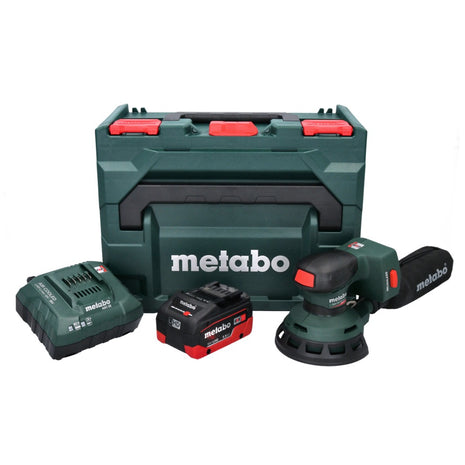 Metabo SXA 18 LTX 125 BL Ponceuse excentrique sans fil 18 V 125 mm Brushless + 1x batterie 5,5 Ah + chargeur + metaBOX