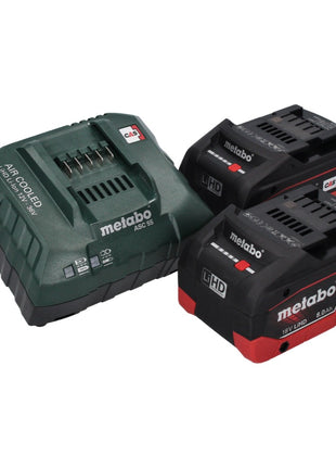 Ponceuse excentrique sur batterie Metabo SXA 18 LTX 125 BL 18 V 125 mm sans balais + 2x batterie 8,0 Ah + chargeur + métaBOX