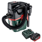 Metabo AS 18 L PC Compact cordless vacuum cleaner 18 V 6 l IPX4 dust class L wet and dry + 1x rechargeable battery 8.0 Ah + charger