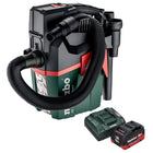 Metabo AS 18 L PC Compact cordless vacuum cleaner 18 V 6 l IPX4 dust class L wet and dry + 1x rechargeable battery 10.0 Ah + charger