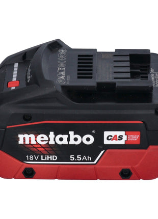 Metabo taladro atornillador a batería BS 18 LTX BL QI 18 V 130 Nm sin escobillas + 1x batería 5,5 Ah + metaBOX - sin cargador