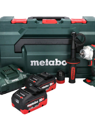 Metabo BS 18 LTX BL Q I Akku Bohrschrauber 18 V 130 Nm Brushless ( 602359660 ) + 2x Akku 5,5 Ah + Ladegerät + metaBOX