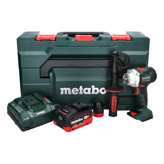 Metabo BS 18 LTX BL Q I Trapano avvitatore a batteria 18 V 130 Nm brushless + 1x batteria 8,0 Ah + caricatore + metaBOX