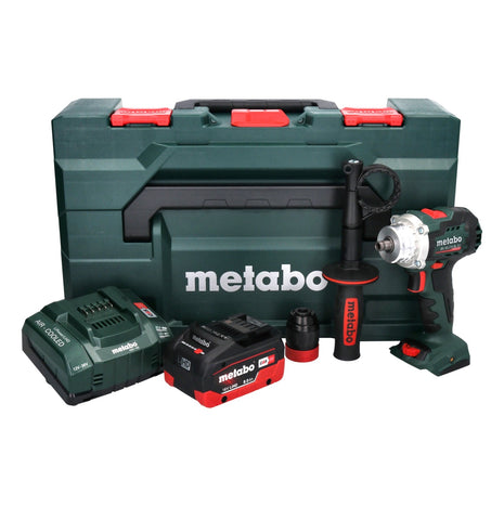 Metabo BS 18 LTX BL Q I Akumulatorowa wiertarko-wkrętarka 18 V 130 Nm bezszczotkowa + 1x akumulator 8,0 Ah + ładowarka + metaBOX