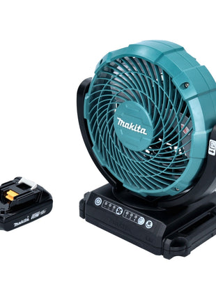 Makita DCF 102 A1 Akku Ventilator Lüfter 18 V 18 cm + 1x Akku 2,0 Ah - ohne Ladegerät