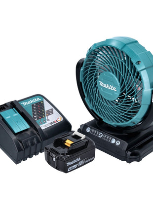 Makita DCF 102 RM1 Akku Ventilator Lüfter 18 V 18 cm + 1x Akku 4,0 Ah + Ladegerät - Toolbrothers