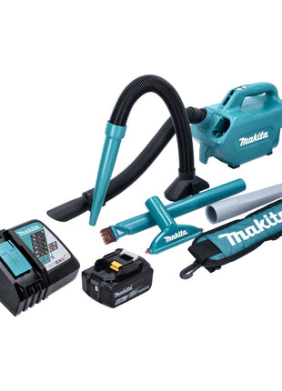 Makita DCL 184 RG1 Akku Staubsauger 18 V 54 mbar 0,5 l + 1x Akku 6,0 Ah + Ladegerät - Toolbrothers