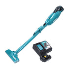 Aspirador de batería Makita DCL 280 FRA1 18 V sin escobillas + 1x batería 2,0 Ah + cargador