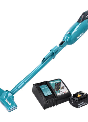 Aspirador a batería Makita DCL 280 FRM1 18 V sin escobillas + 1x batería 4,0 Ah + cargador