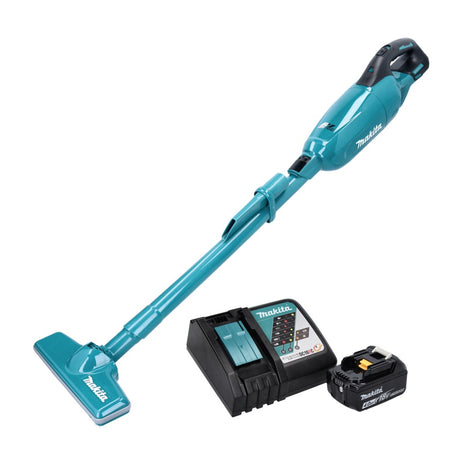 Aspirador a batería Makita DCL 280 FRM1 18 V sin escobillas + 1x batería 4,0 Ah + cargador