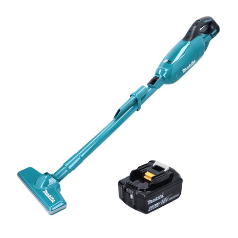 Aspirador de batería Makita DCL 280 FG1 18 V sin escobillas + 1x batería 6,0 Ah - sin cargador