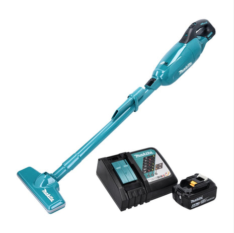 Aspiratore a batteria Makita DCL 280 FRG1 18 V senza spazzole + 1x batteria ricaricabile 6,0 Ah + caricabatterie