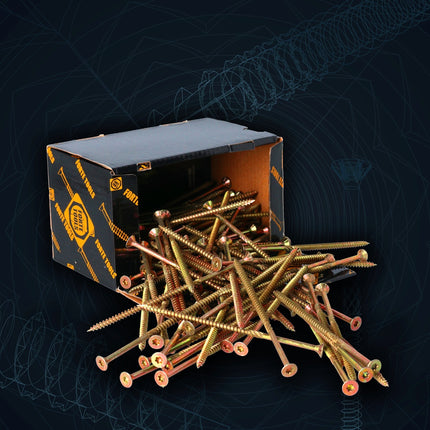 FORTE Tools Vis à bois universelle 5,0 x 120 mm T25 - 400 pcs. (4x 000051399484)