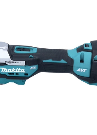 Herramienta multifuncional a batería Makita DTM 52 RA 18 V Starlock Max Brushless + 2x baterías 2.0 Ah + cargador