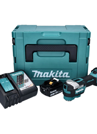 Makita DTM 52 RF1J Akku Multifunktionswerkzeug 18 V Starlock Max Brushless + 1x Akku 3,0 Ah + Ladegerät + Makpac - Toolbrothers