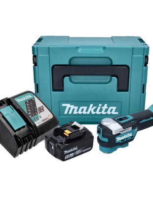 Makita DTM 52 RT1J Akku Multifunktionswerkzeug 18 V Starlock Max Brushless + 1x Akku 5,0 Ah + Ladegerät + Makpac - Toolbrothers