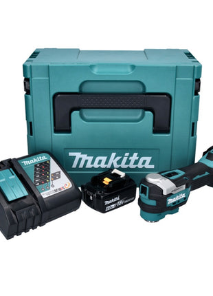 Makita DTM 52 RG1J Akku Multifunktionswerkzeug 18 V Starlock Max Brushless + 1x Akku 6,0 Ah + Ladegerät + Makpac - Toolbrothers