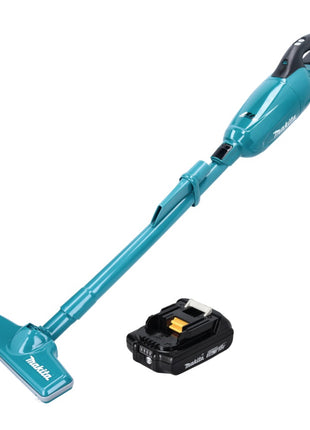 Makita DCL 281 FA1 Akku Staubsauger 18 V Brushless + 1x Akku 2,0 Ah - ohne Ladegerät