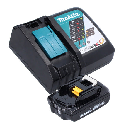 Aspiratore a batteria Makita DCL 281 FRA1 18 V brushless + 1x batteria ricaricabile 2,0 Ah + caricabatterie