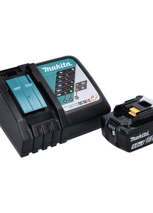 Makita DFN 350 RT1 Akku Stauchkopfnagler 18 V 15 - 35 mm + 1x Akku 5,0 Ah + Ladegerät