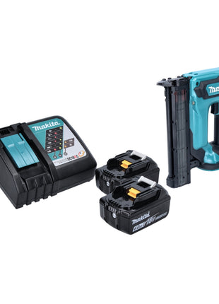 Makita DFN 350 RG Akku Stauchkopfnagler 18 V 15 - 35 mm + 2x Akku 6,0 Ah + Ladegerät