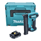 Clavadora con cabezal de batería Makita DFN 350 A1J 18 V 15 - 35 mm + 1x batería 2,0 Ah + Makpac - sin cargador